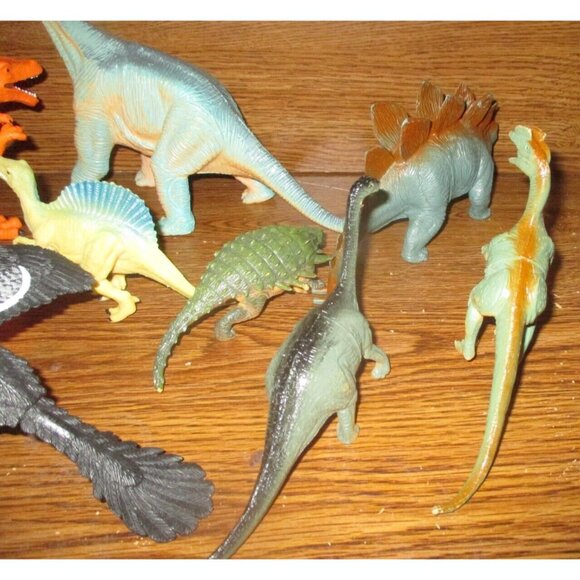 Mixed Lot of 9 Large Dinosaur Toys Figures from Kid Galaxy - Picture 8 of 8
